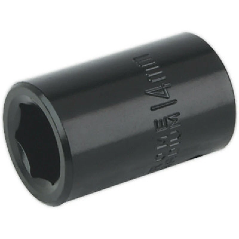Image of Loops 14mm Forged Impact Socket - 1/2 Inch Sq Drive - Chrome-Vanadium Wrench Socket Multi