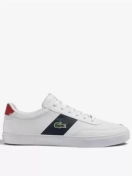 Image of Lacoste Court Master Pro 1232 Trainer, White, Size 10, Men