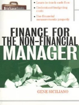 Image of Finance for Non-Financial Managers by Gene Siciliano Paperback