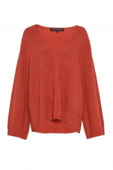 Image of French Connection Urban flossy Melange Knit Jumper Red