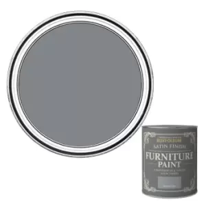 Image of Rust-Oleum Mineral Grey Satinwood Furniture Paint, 125Ml