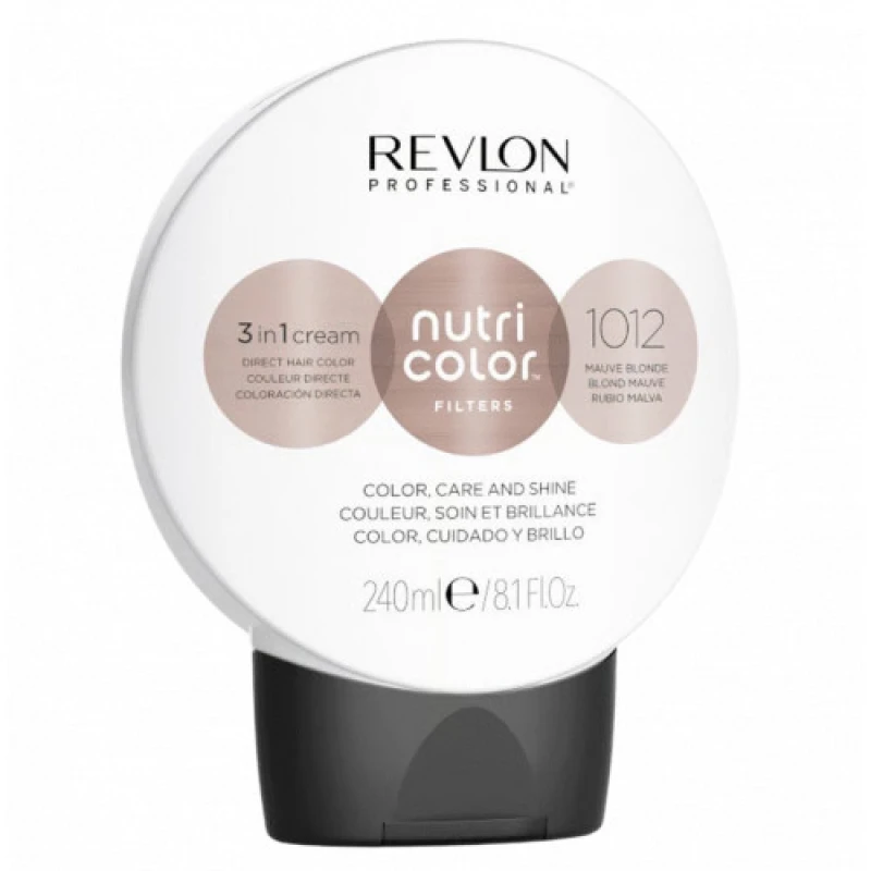 Image of Revlon Professional Nutri Color Filters Toning Hair Mask 1012 Mauve Blond