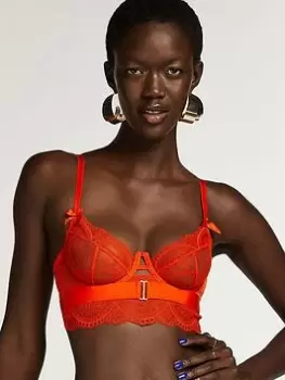 Image of Hunkemoller Maisie Underwired Bra - Orange, Size 32C, Women