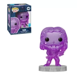 image of Infinity Saga POP! Artist Series Vinyl Figure Thor (Purple) 9 cm