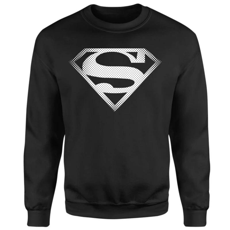 Image of Superman Spot Logo Sweatshirt - Black - XS