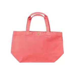 image of Bags By Jassz Small Canvas Shopper (One Size) (Watermelon Red)