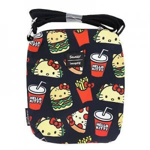 image of Loungefly Sanrio Hello Kitty Snacks Aop Passport Bag