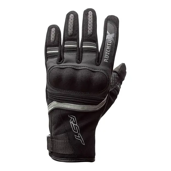 Image of RST Adventure-X Gloves Black Grey Size 8