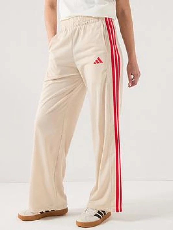 Image of Adidas Womens joggers adidas 3-Stripes Fashion Beige Female L