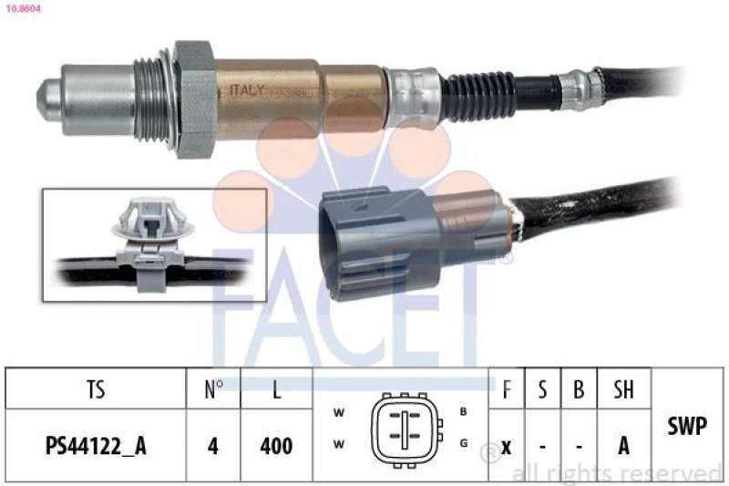 Image of FACET Lambda sensor FACET 10.8604