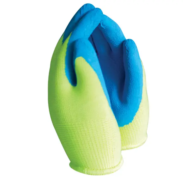 Image of Town & Country Light & Bright Kids Latex Yellow Gloves (XXS)