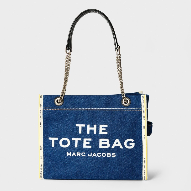 Image of Marc Jacobs Marc Dnm Md Tote - Blue Blue One Size