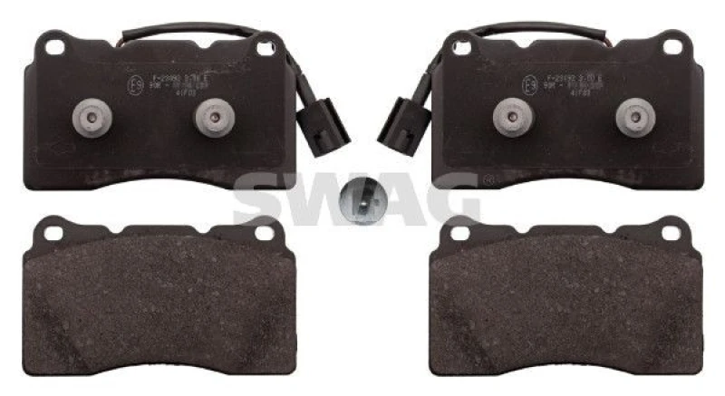 Image of Brake pad set SWAG 74 11 6005