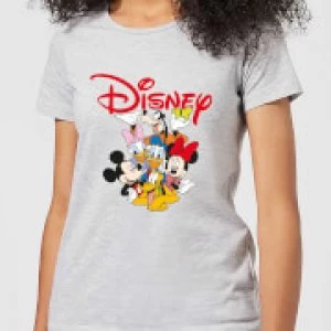 Image of Mickey Mouse Disney Crew Womens T-Shirt - Grey - 3XL