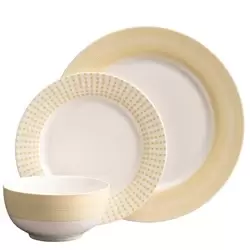 Image of Spots & Dots 12 Piece Set Mustard