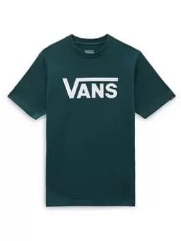 Image of Boys, Vans Classic Flying V Kids T-Shirt - Teal, Size M=10-12 Years