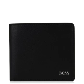 Image of BOSS Leather Bifold Wallet - Black
