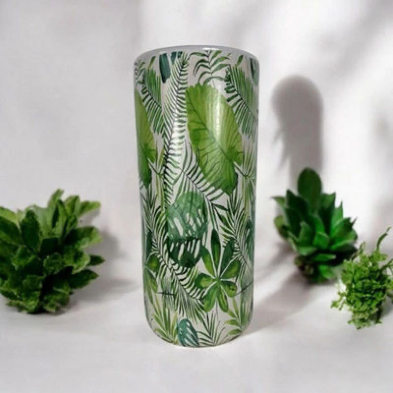 Image of Minster 18" Palm Leaf Umbrella Stand - L20 X W20 X H46 Cm