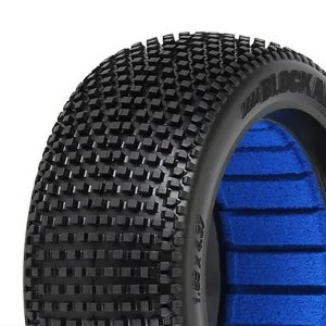 Image of Proline 'Blockade' S4 S/Soft 1/8 Buggy Tyres W/Closed Cell