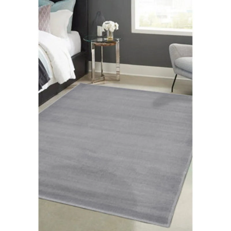 Image of Homemaker Homemaker Adorn Plain Rug - 120x170cm - Silver