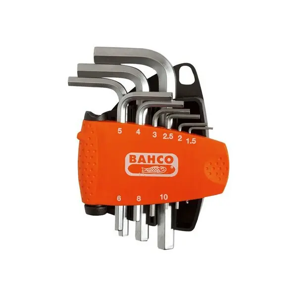 Image of Bahco 9 Piece Hexagon L Key Set BE-9878