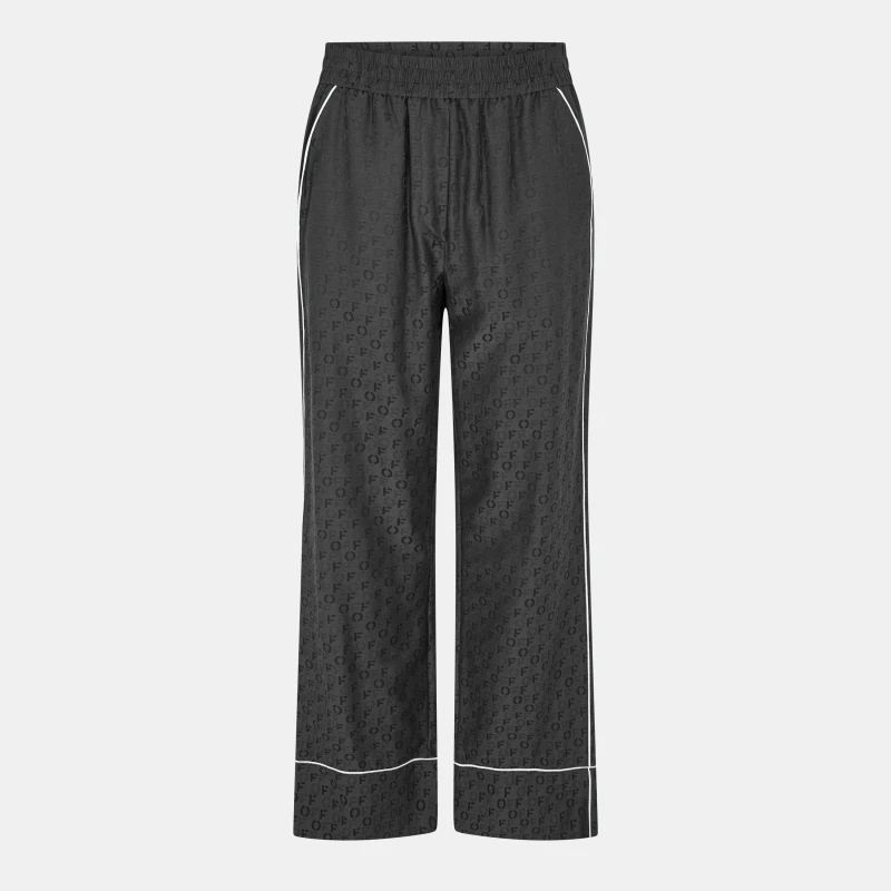 Image of Off White Womens - Fine Knit Knitted Trousers Black female 4 (3XS)
