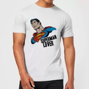 Image of DC Comics Superman Lover T-Shirt - Grey - L