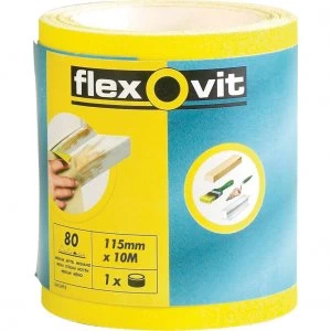 Image of Flexovit High Performance Sanding Roll 115mm 5m 60g