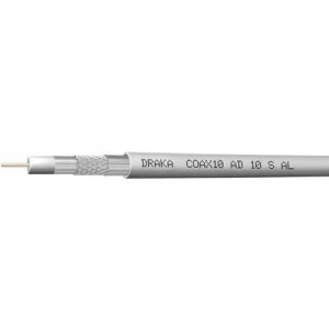 image of DRAKA 1019225 00200 Coax Outside diameter 6.80 mm 75 100 dB White