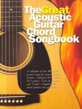 Image of The Great Acoustic Guitar Chord Songbook Paperback