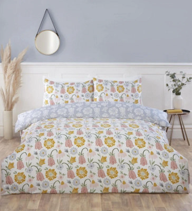 Image of Rapport Victorian Bloom Multi Duvet Cover Set Single Bedding Set