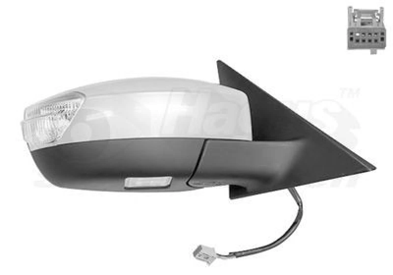 Image of VAN WEZEL Wing mirror VAN WEZEL 1869818