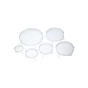 Image of Kitchencraft - Set of Six Silicone Lids