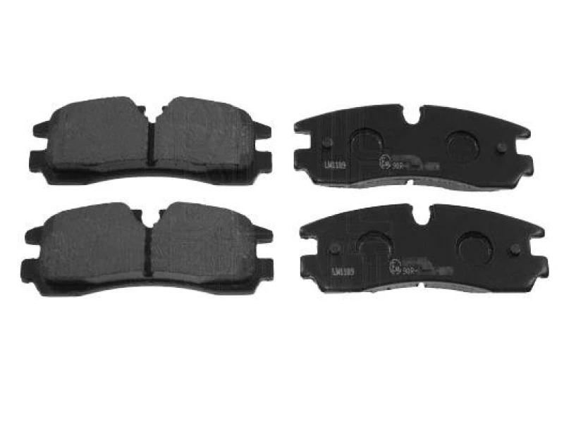 Image of Blue PRINT ADA104258 Brake pad set Rear Axle, prepared for wear warning indicator Brake Pad Set,disc brake (402)