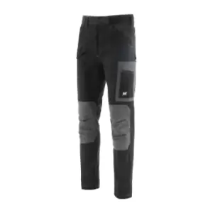 Image of Caterpillar Mens Essentials Stretch Cargo Trousers (30L) (Black/Shadow Grey)