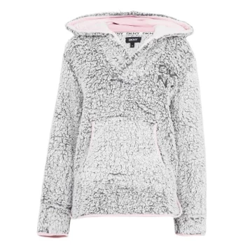 image of DKNY MYM Sherpa Hoodie - Grey