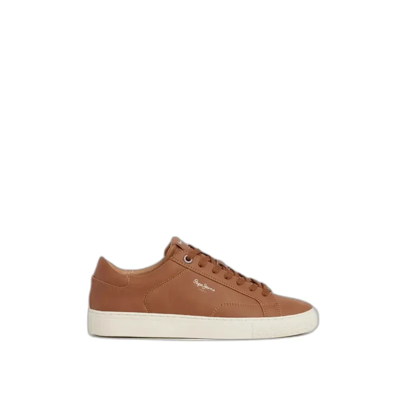 Image of Pepe Jeans Joe Basic Low Top Trainers camel Polyester 40 (6.5)