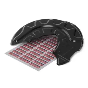 Image of TOPRAN Brake Disc Back Plate 116 825 Rear Brake Disc Back Protection Plate,Rear Brake Disc Cover Plate VW,AUDI,SKODA