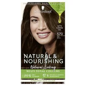 image of Schwarzkopf NaturalNourishing 570 Medium Brown Hair Dye