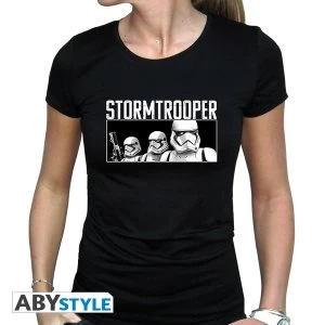 Image of Star Wars - Troopers E9 Women'S Large T-Shirt - Black
