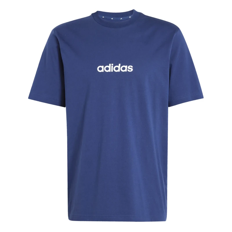 Image of Adidas Simple jersey T-Shirt adidas Essentials Linear Bleu Male XS