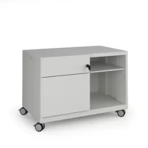 Image of Bisley Steel Caddy Left Hand Storage Unit 800mm - Blue