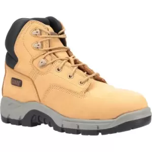 Image of Magnum Mens Precision Sitemaster Composite Toe Nubuck Leather Safety Boot (10 UK) (Honey)