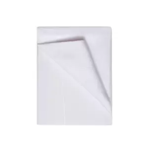 Image of Egyptian Cotton 400 Thread Count Super King Flat Sheet White
