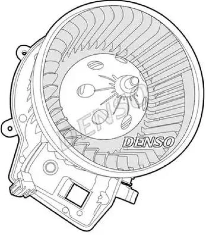 Image of DENSO DEA17001 Blower Motor for left-hand drive vehicles, without resistor Interior Blower (2669)