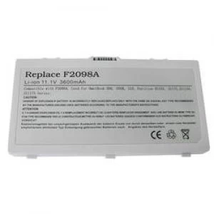 Image of Laptop battery Beltrona replaces original battery F2098 F2098A 11.1 V 3600 mAh