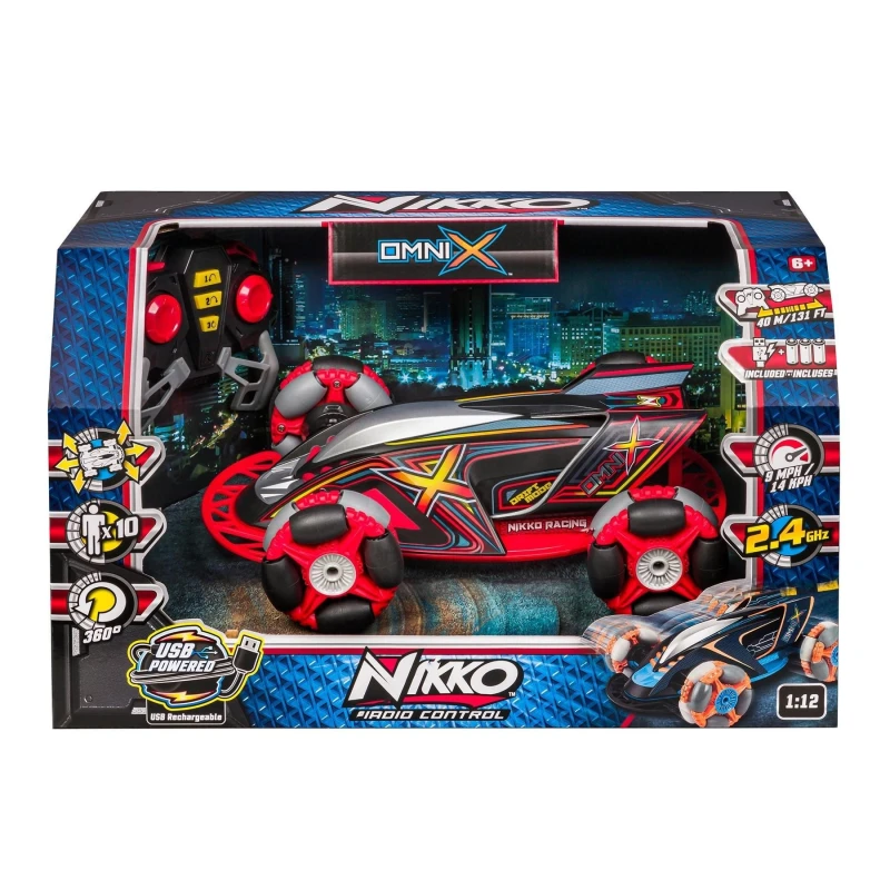 Image of Nikko Omni X - Black & Red Size: 1 Pack Red Unisex 1 Pack