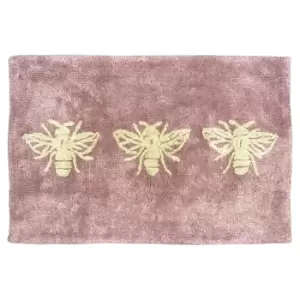 Image of Bee Deco Bath Mat Blush
