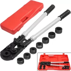 Image of Manual Pipe Crimping Tool U\V-Type Durable Plumbing Tools PEX/Copper/Steel Pipe