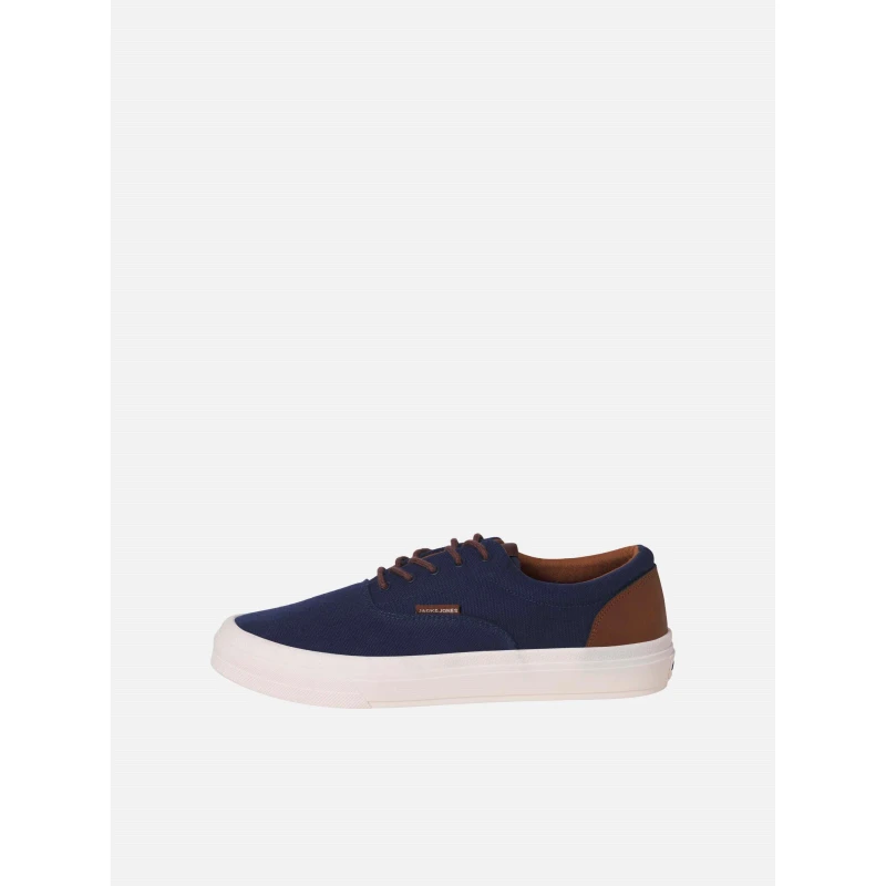 Image of Jack and Jones Islington Canvas Sneakers Mens Navy Blazer male 8 (42)